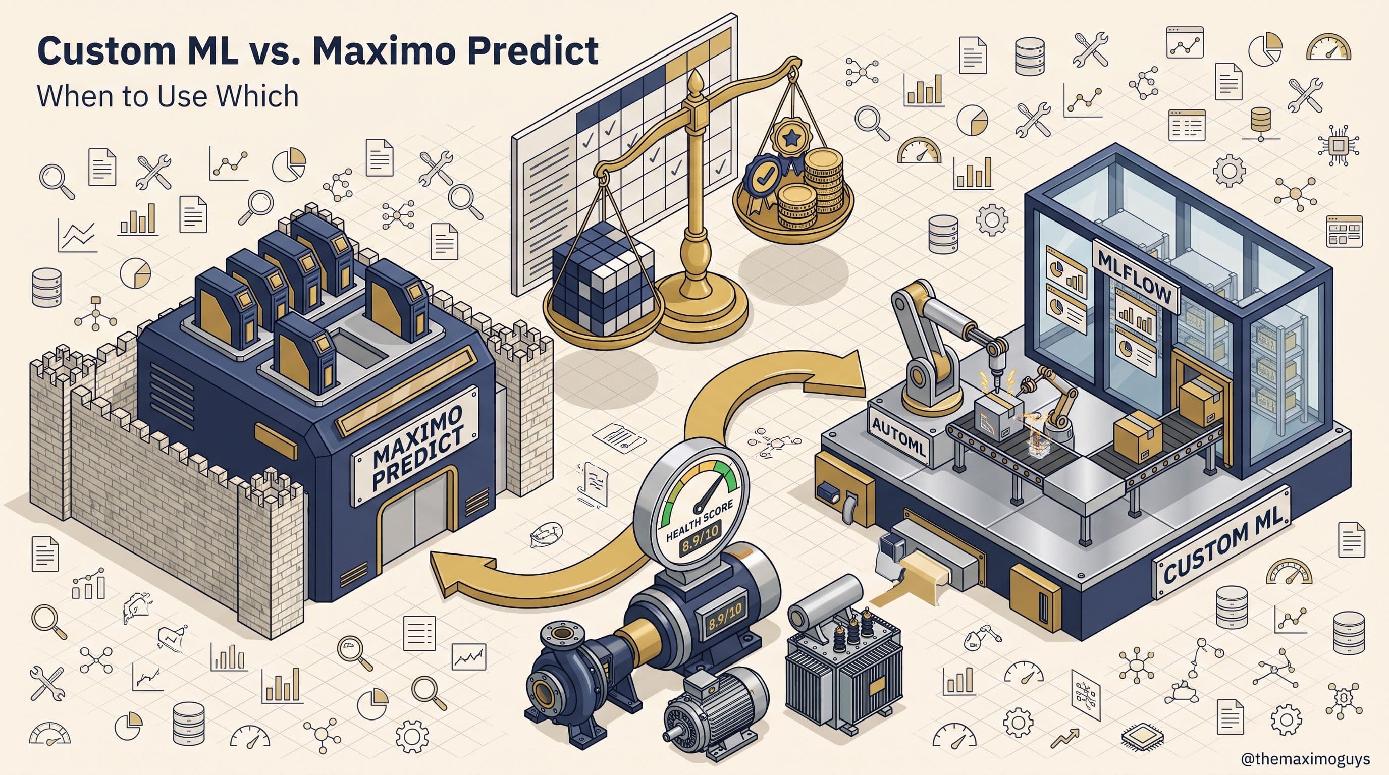 Custom ML in Databricks vs. Maximo Predict: When to Use Which