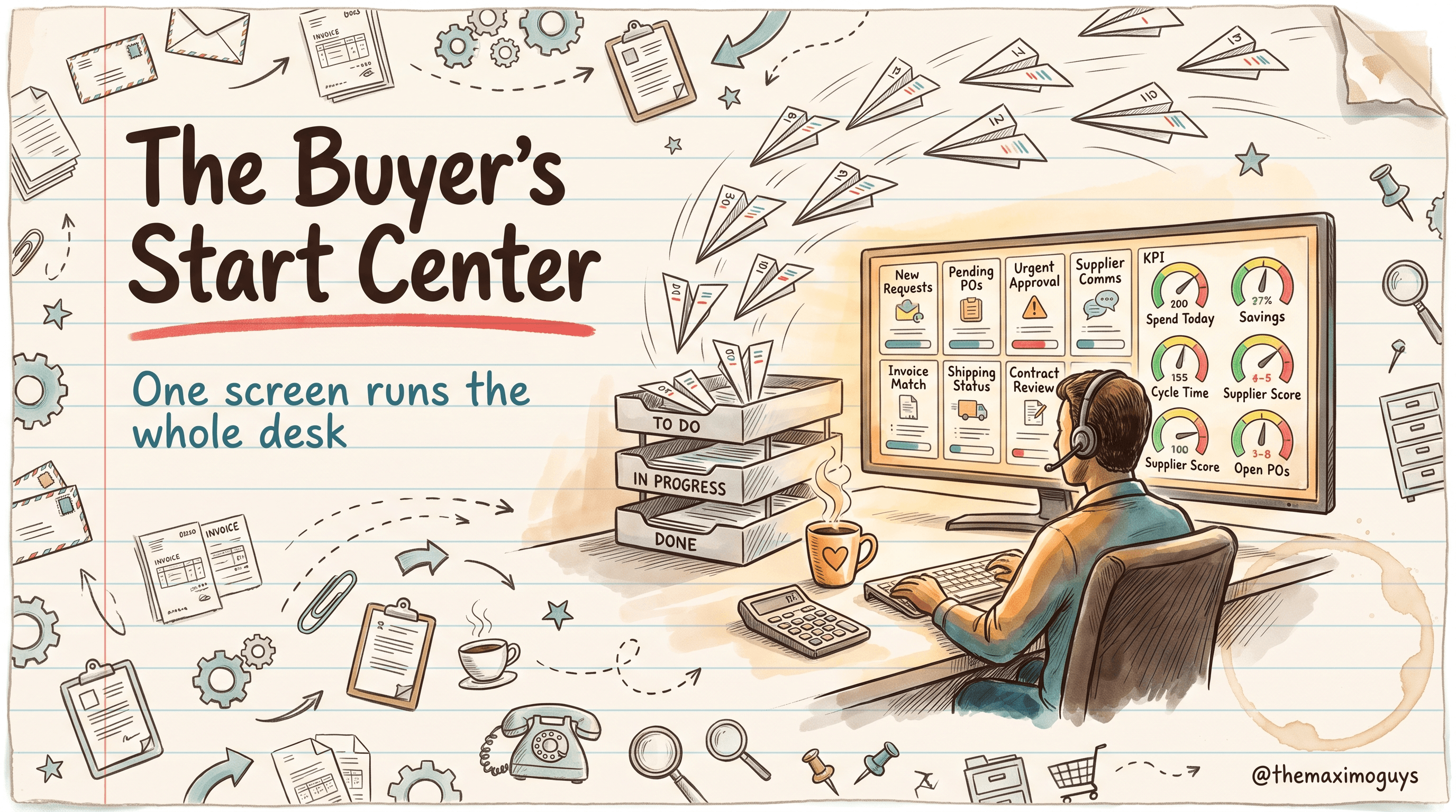 The Buyer's Start Center: One Screen That Runs the Desk on Go-Live Morning