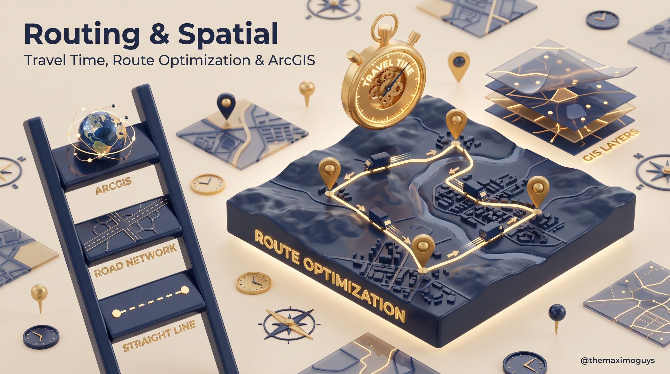 Routing & Spatial: Travel Time, Route Optimization & ArcGIS