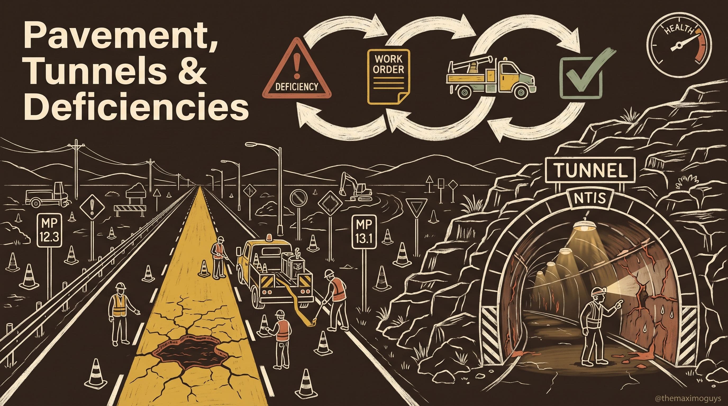 Pavement, Tunnels & the Deficiency-to-Work-Order Loop