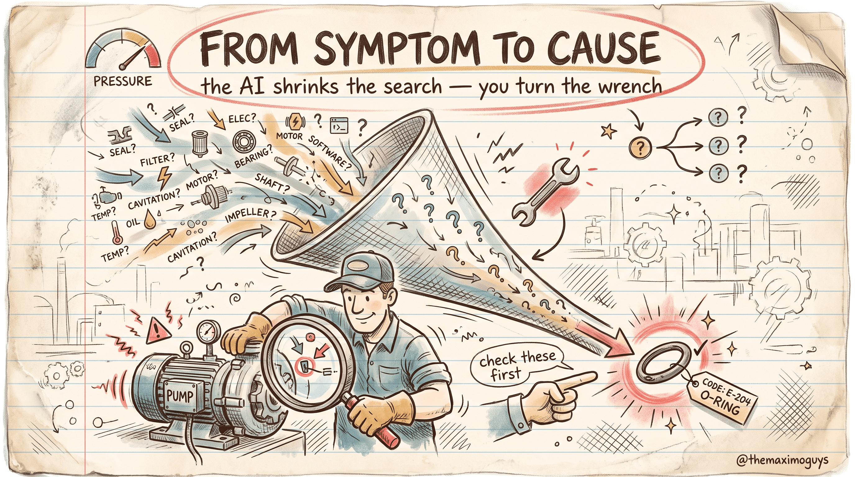 Guided Troubleshooting Flows: From Symptom to Failure Code to PM Optimization