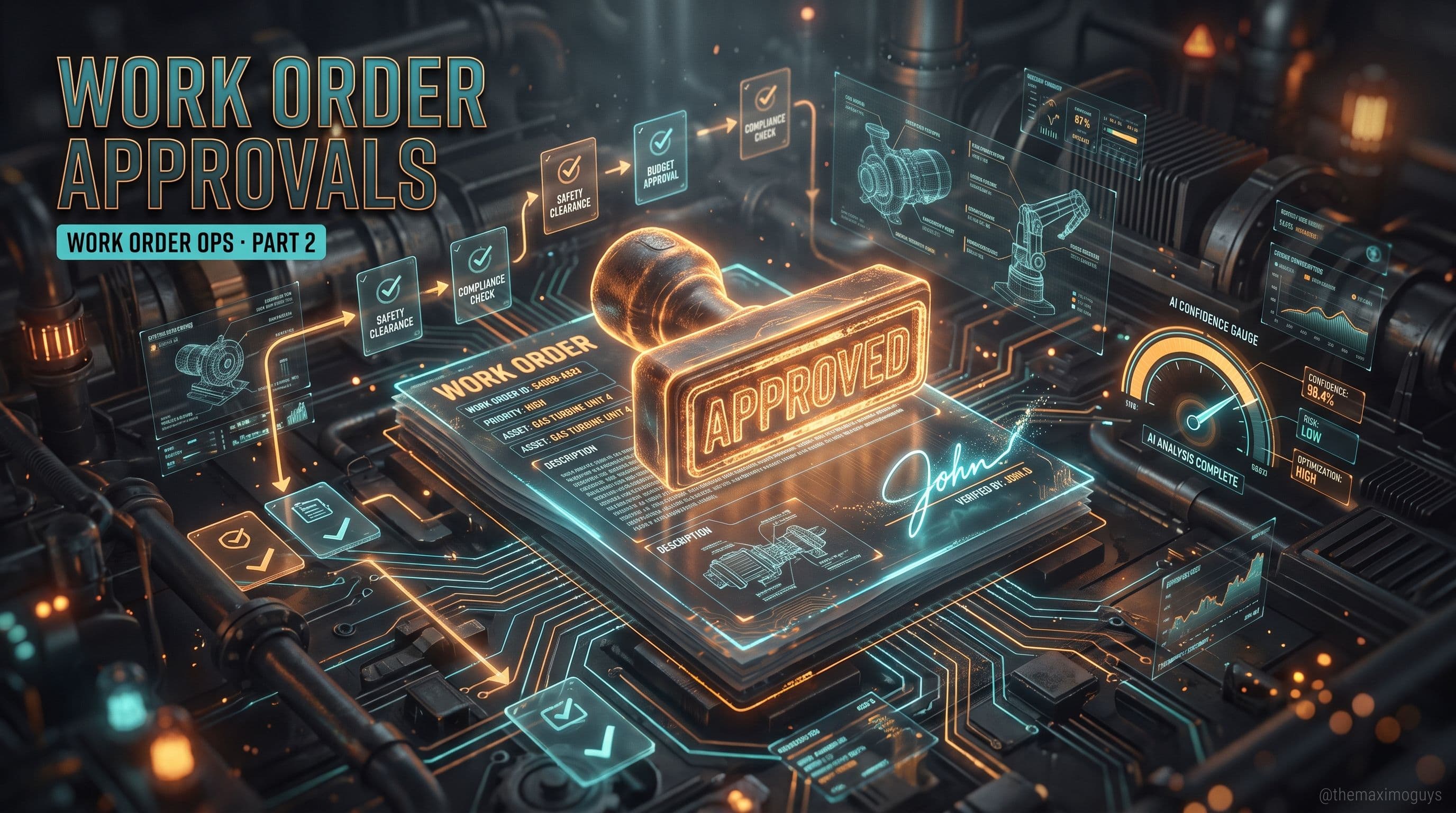 Work Order Approvals in MAS 9: The Approvals Application, Work Order Intelligence, and Electronic Signatures