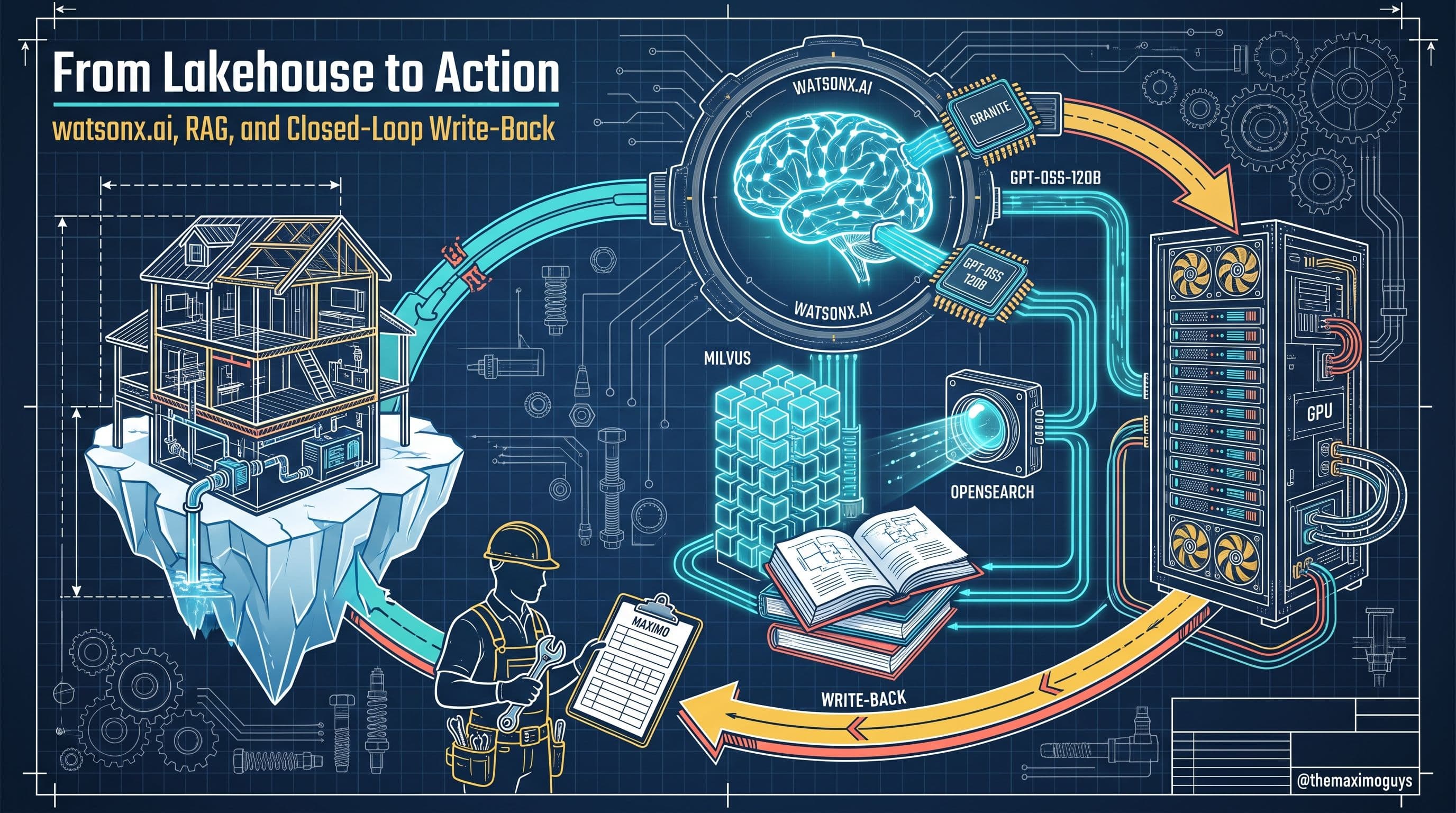 From Lakehouse to Action: watsonx.ai, Granite, RAG, and Closed-Loop Write-Back