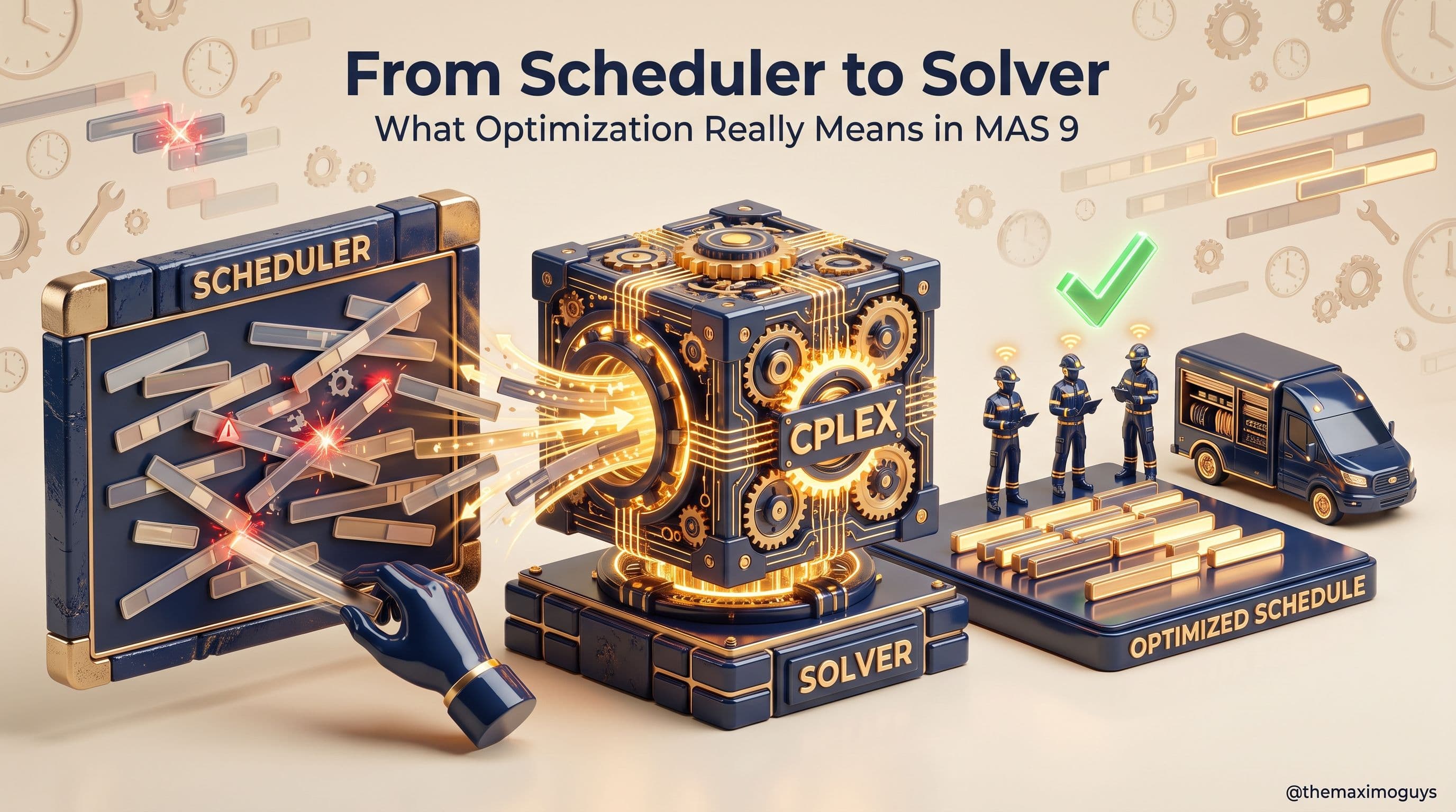 From Scheduler to Solver: What "Optimization" Actually Means in MAS 9