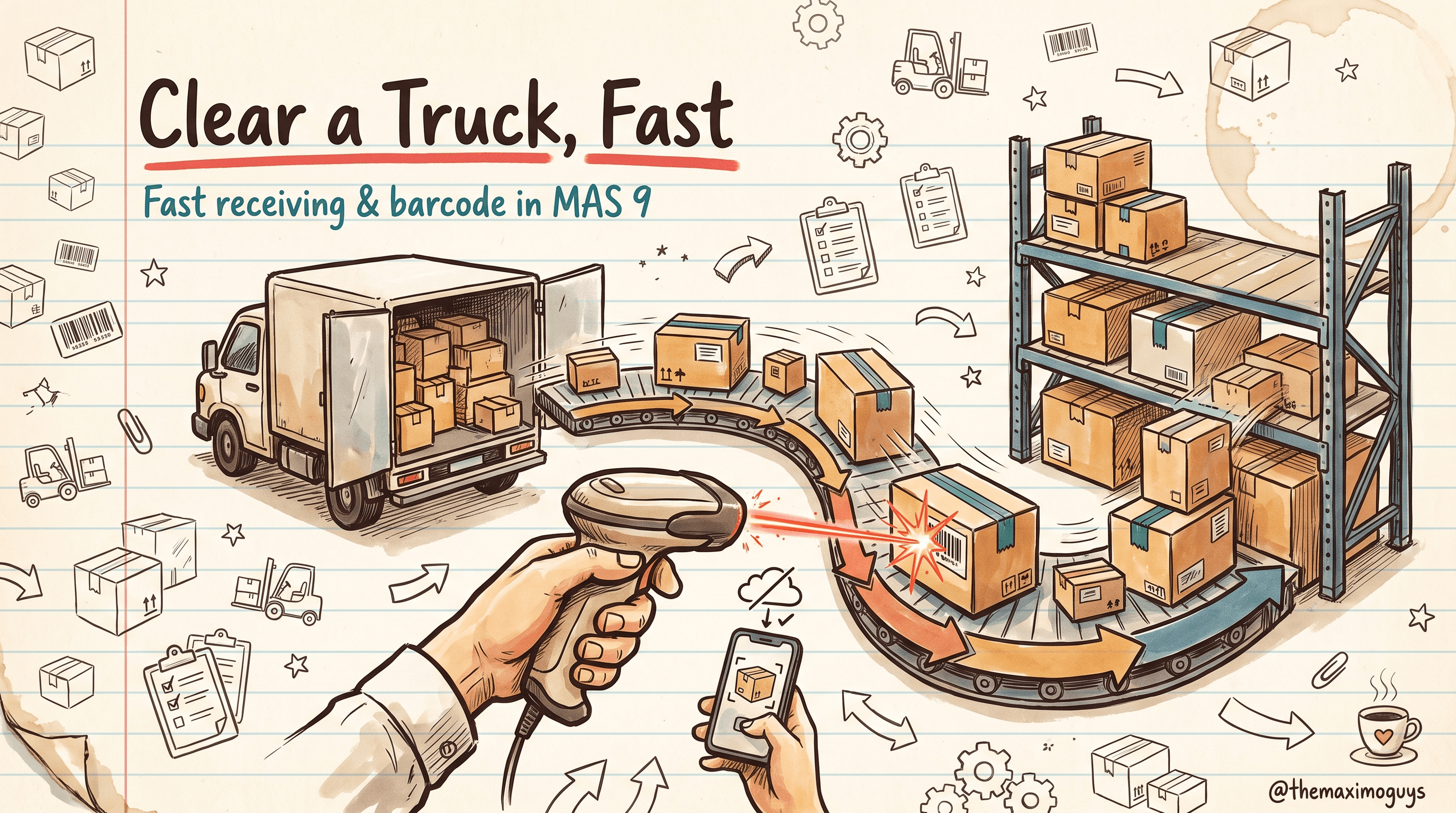 Fast Receiving & Barcode: Clear a Truck Without Clearing Your Morning