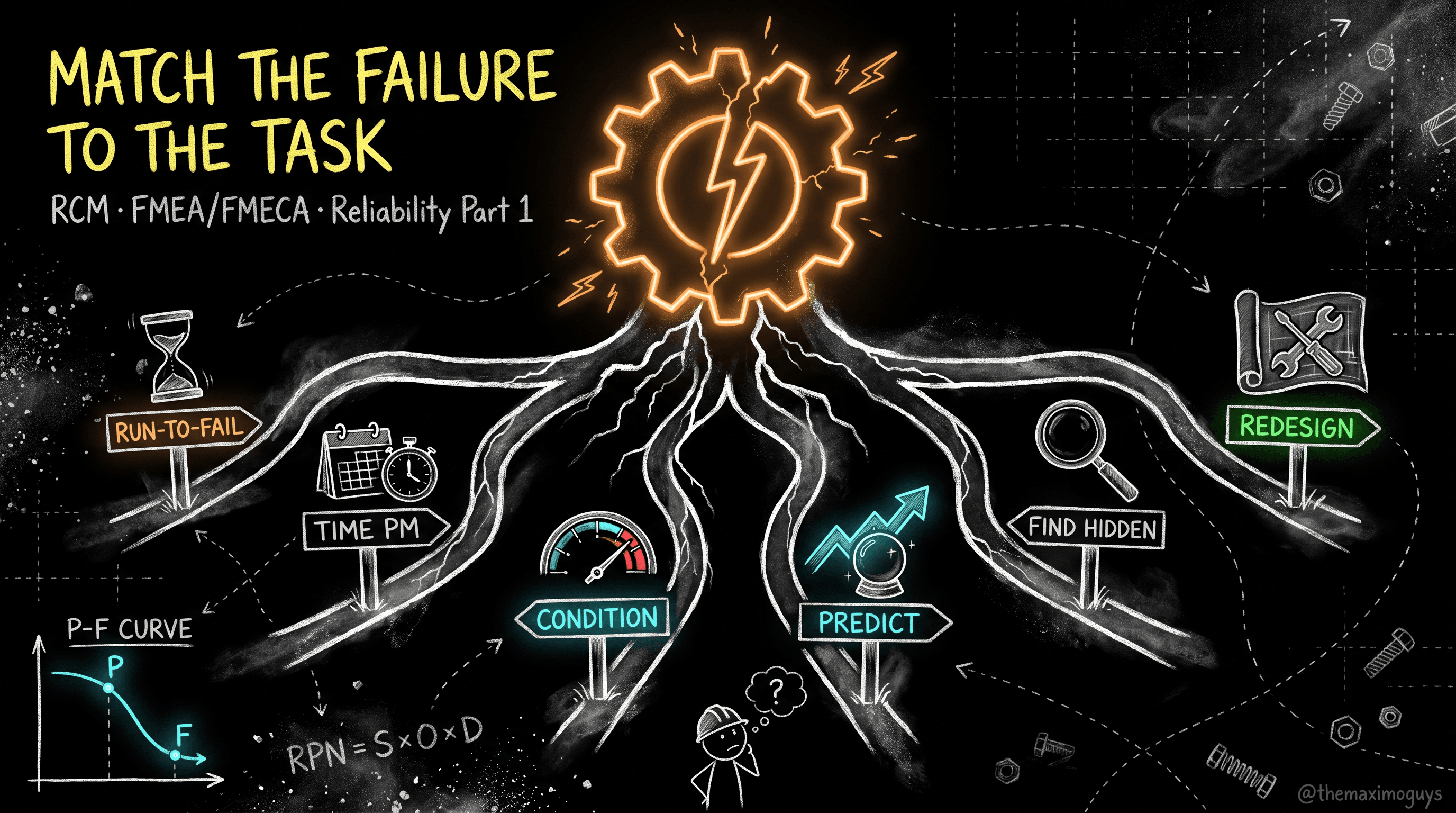Reliability Fundamentals: RCM, FMEA/FMECA & Choosing the Right Task Type