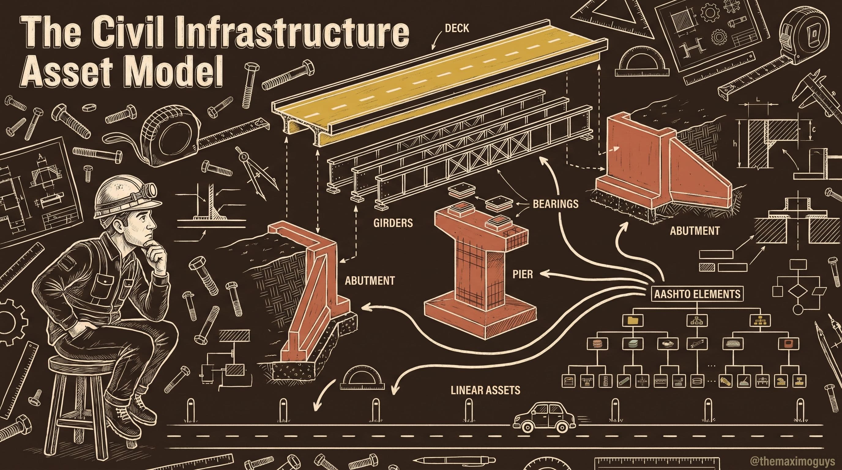 The Civil Infrastructure Asset Model in Maximo